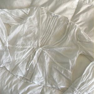 FRAME white blouse